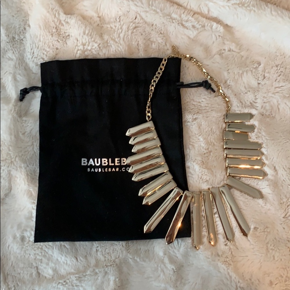 Baublebar gold necklace